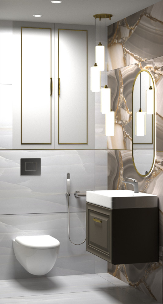 Двухуровневая квартира "Золотые блики"