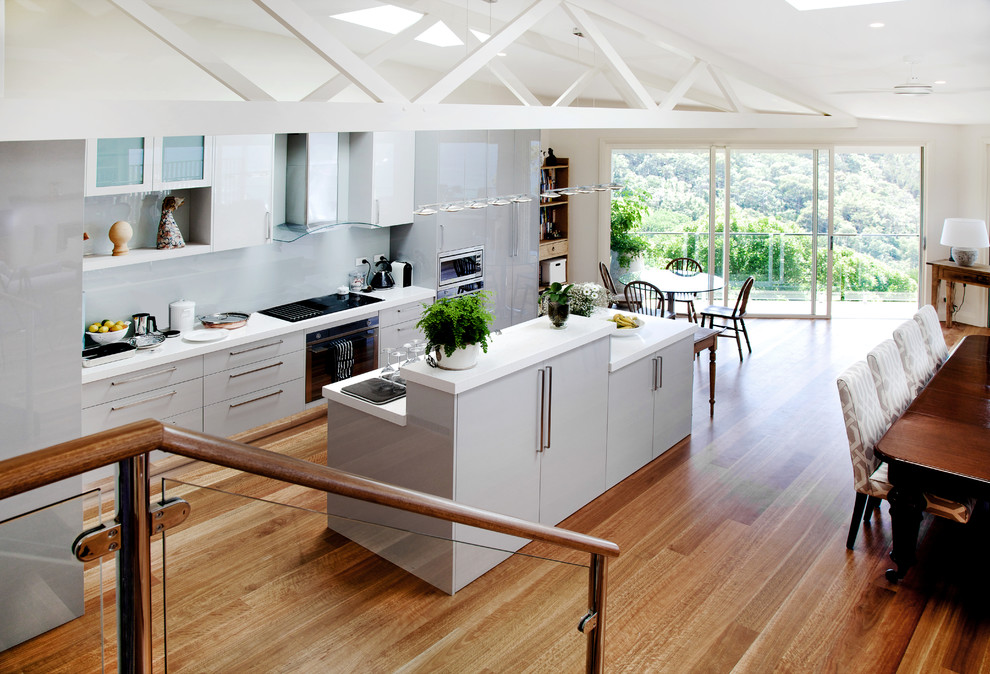 Photo of a beach style kitchen in Sydney.