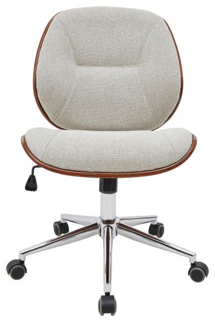 Shaun Fabric Bamboo Office Chair - Contemporary - Office Chairs - by ...