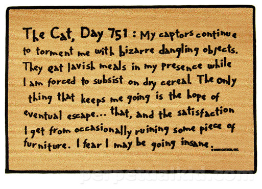 'The Cat, Day 751' Doormat