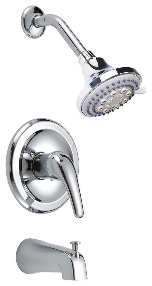 Design House 562777 Middleton Tub and Shower Trim Package - Chrome