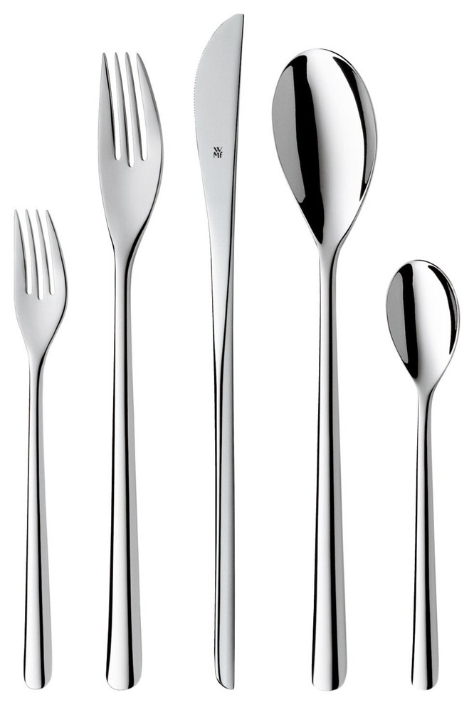 WMF Taika Stainless Steel 20 Piece Flatware Set Contemporary