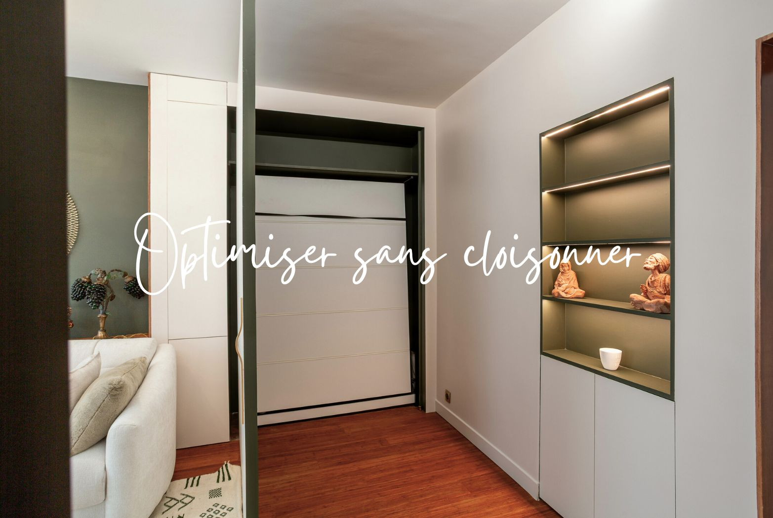 Optimiser sans cloisonner : 4 couchages dans une pièce de vie
