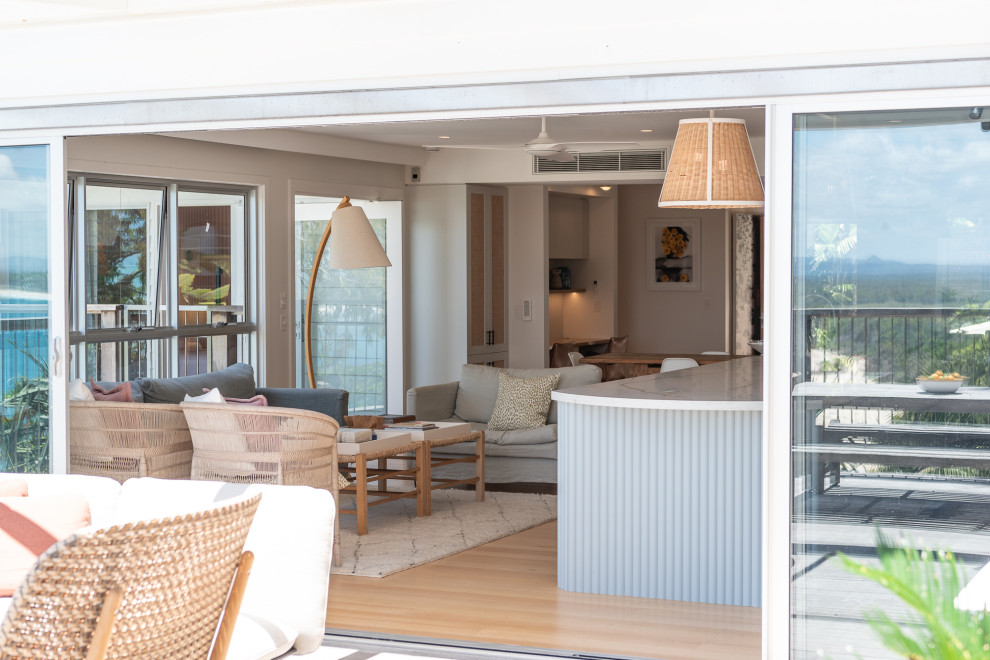 Noosa Heads Beach House - Beach Style - Living Room - Sunshine Coast ...