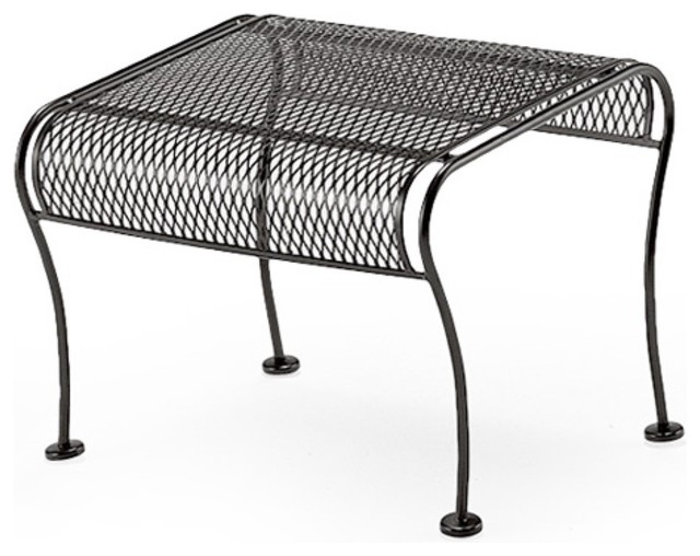 Woodard Wrought Iron Ottoman Modern Footstools And Ottomans by