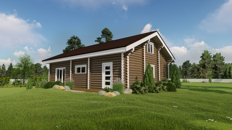 банный комплекс из бревна 240мм