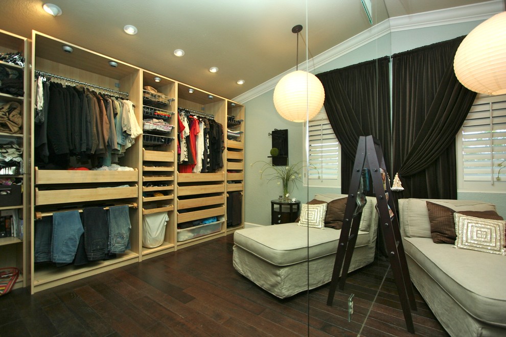Robeson Design Teen Girls Cream Closet with IKEA Storage Solutions ...