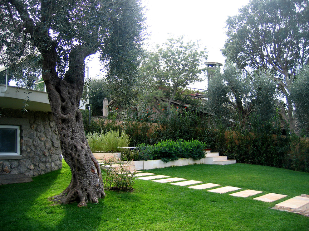 Photo of a contemporary garden in Rome.