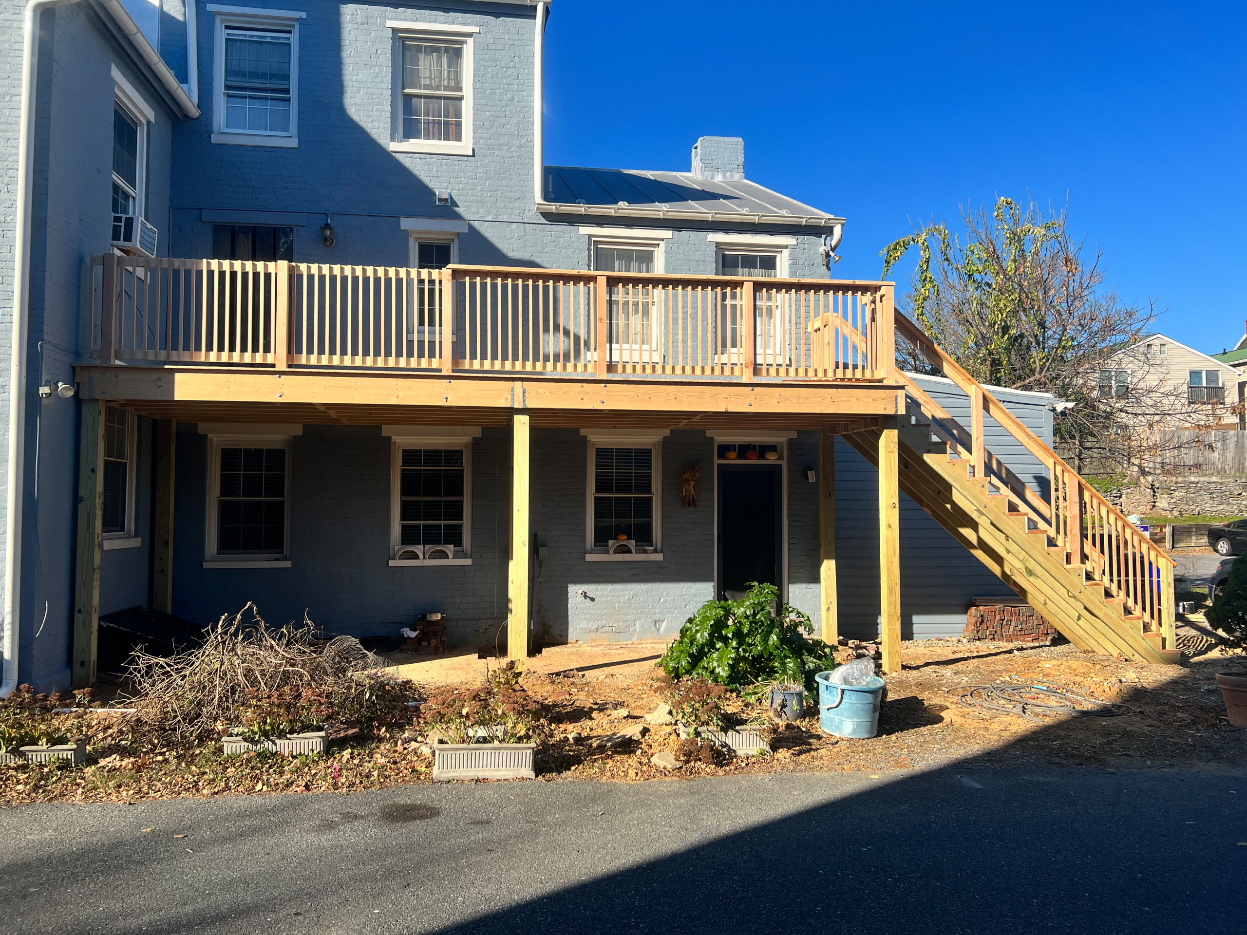 Historic Porch and cellar door