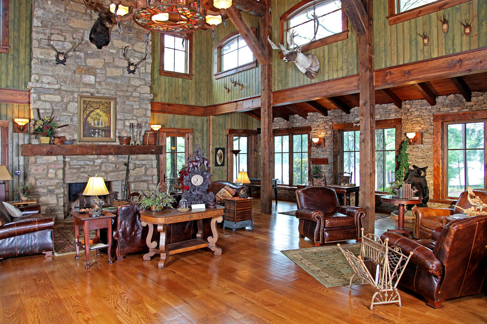 Lakefront Lodge by MossCreek - Rustic - Living Room - Atlanta - by