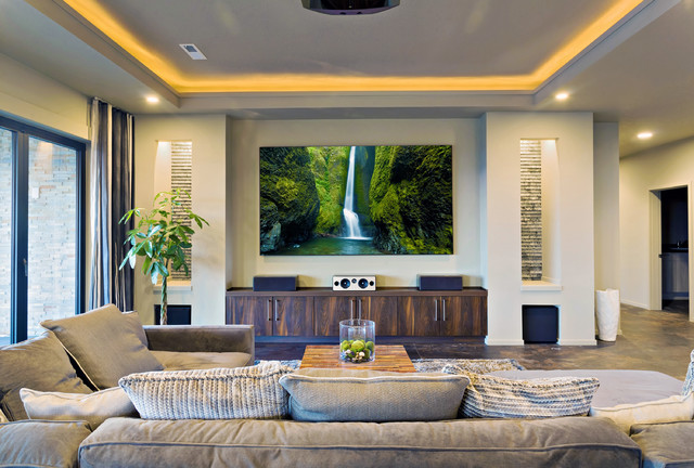 Home Theater Design Family Room Surround Sound Systems