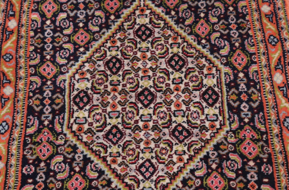 Persian Rug Senneh 7'9"x1'9" Hand Knotted