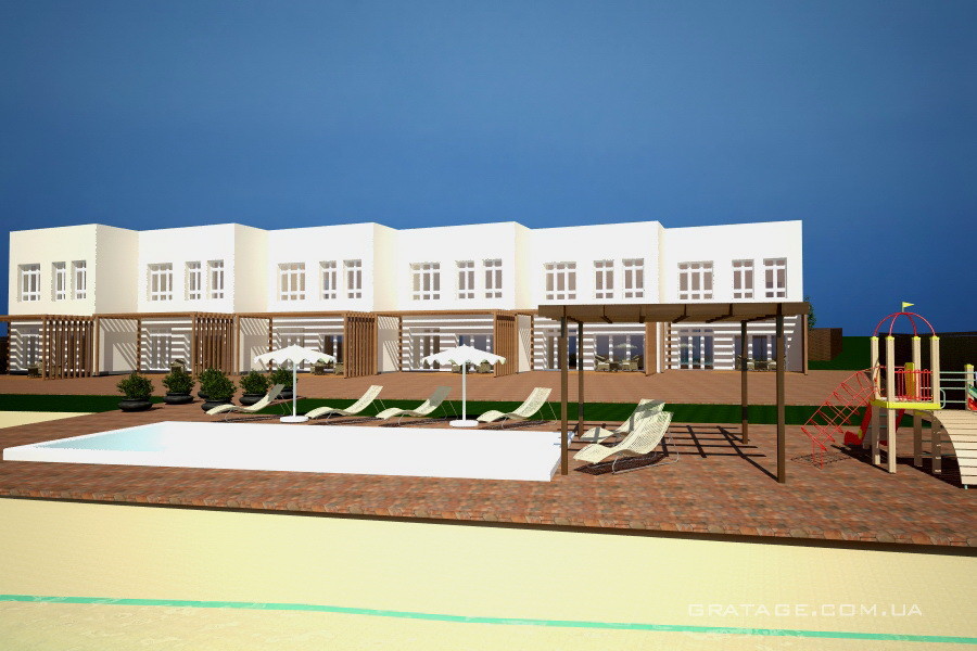 Ландшафт таунхаус