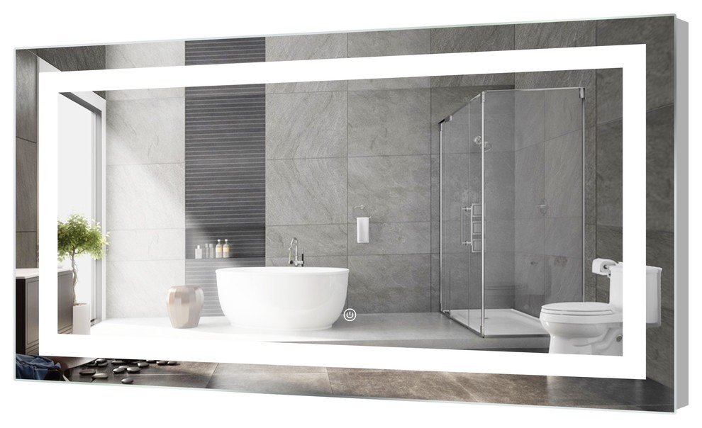 Kent Led Bathroom Mirror With Touch Sensor Modern Led Bathroom Mirror With Touch Sensor