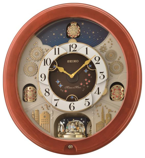 Seiko Clocks, Bright Stary Night Melodies, Motion Traditional Wall