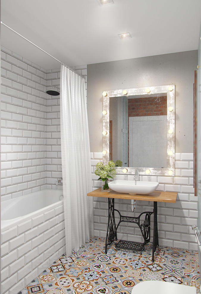 Квартира декоратора.ванная комната