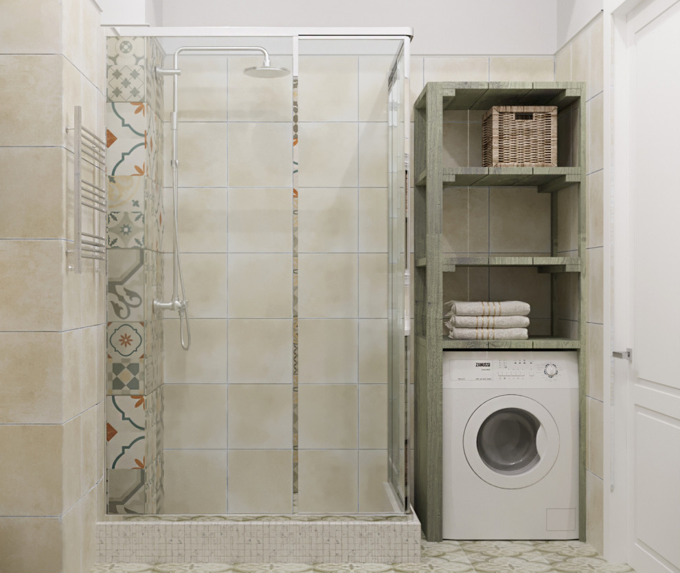 Дизайн проект квартиры общей площадью 56 кв.м в стиле "Прованс"