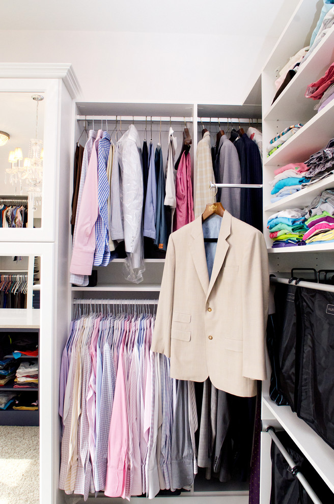 Inspiration for a contemporary storage and wardrobe in Louisville.