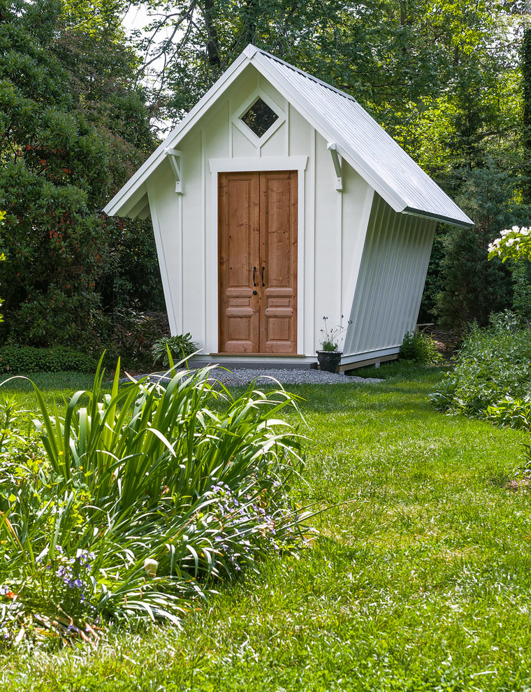This is an example of an arts and crafts shed and granny flat in Richmond.