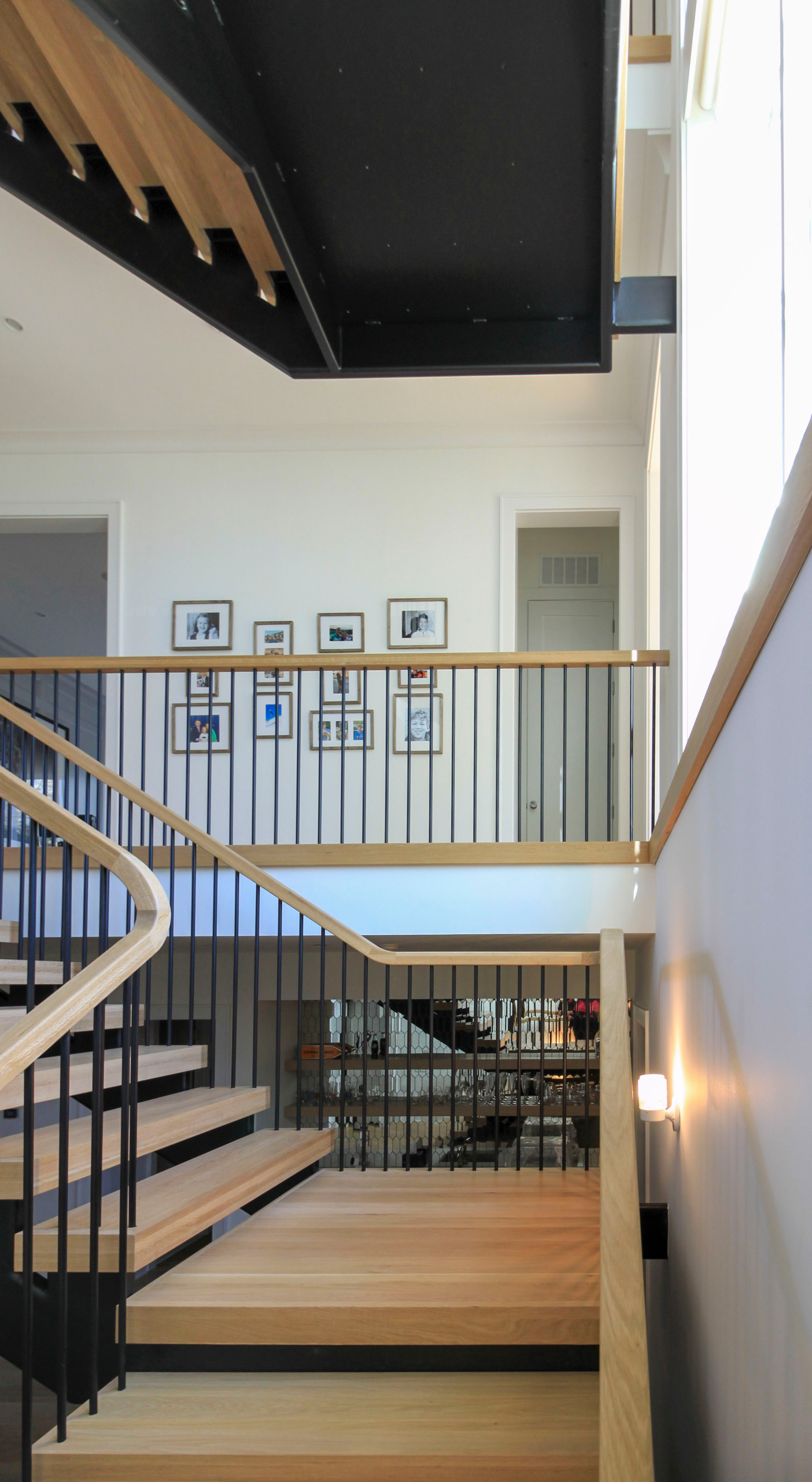 96_Dramatic Cantilevered No-Riser Staircase, Bethesda, MD 20814