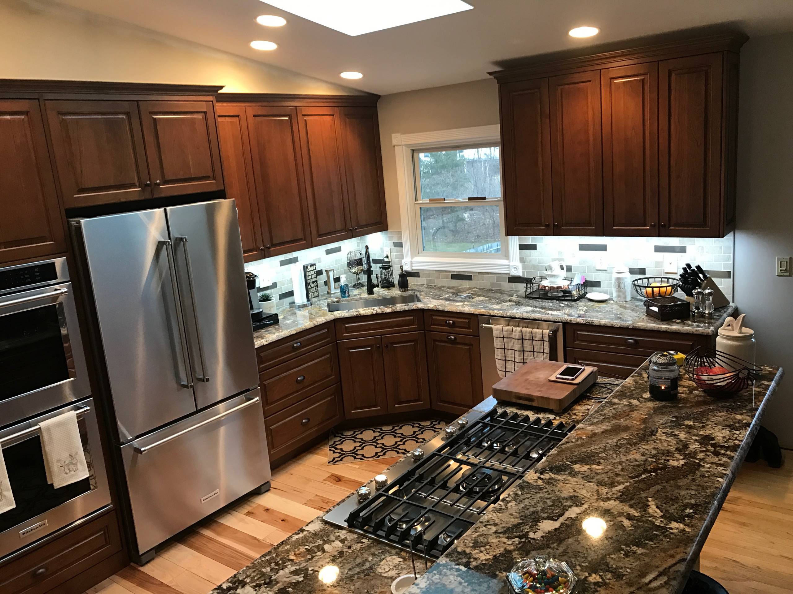 Two Level Island Kitchen