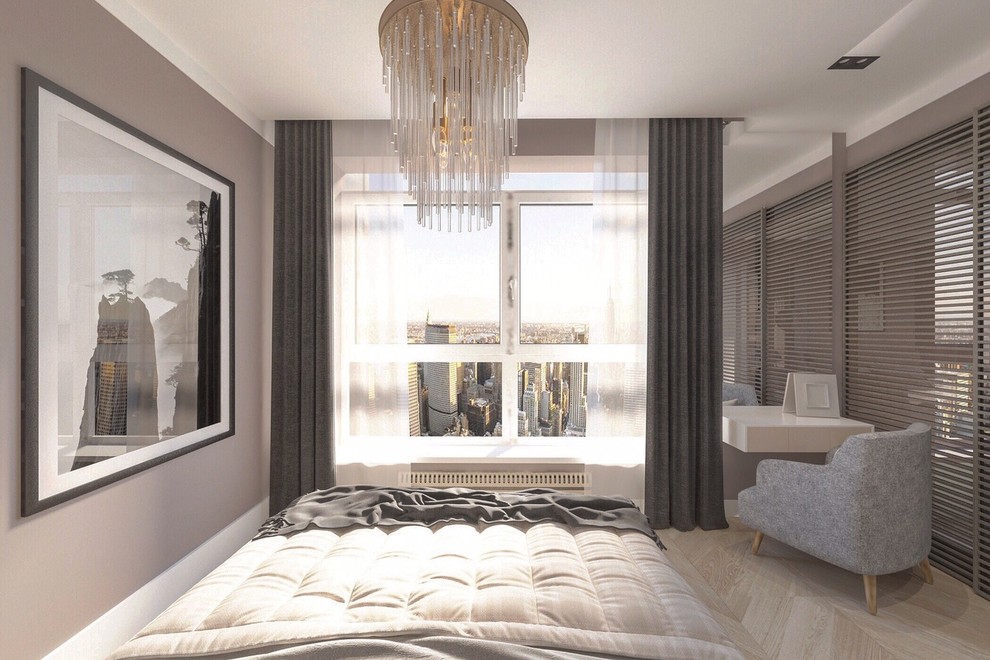 Интерьер для молодой семейной пары 54м2