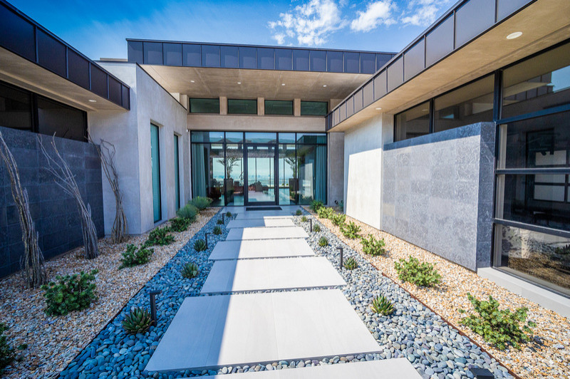 This Ascaya home remodel features contemporary elements from the moment you step foot onto the property. With an open concept design, this home features the luxurious lifestyle of Las Vegas living.