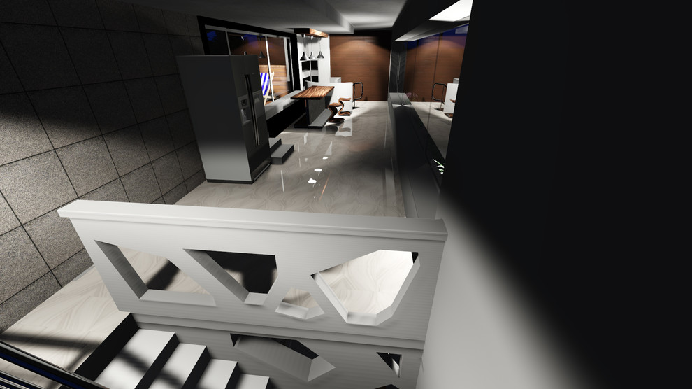 коттедж в современном стиле. Японские мотивы. (scape house)