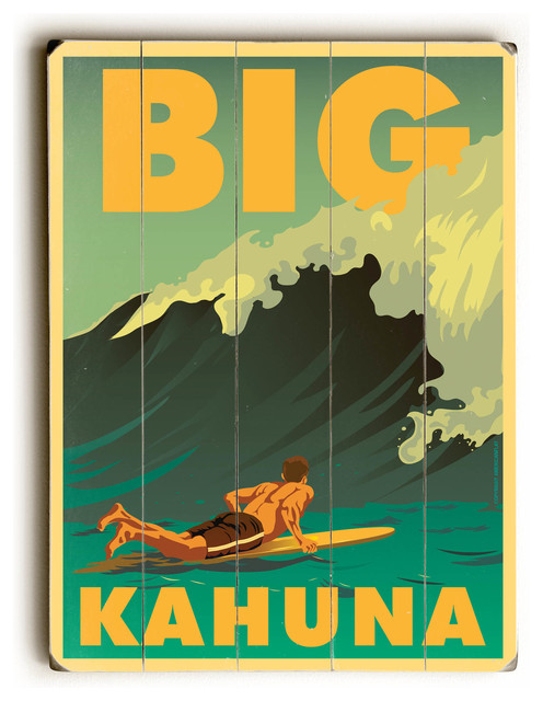 Big Kahuna Wooden Sign