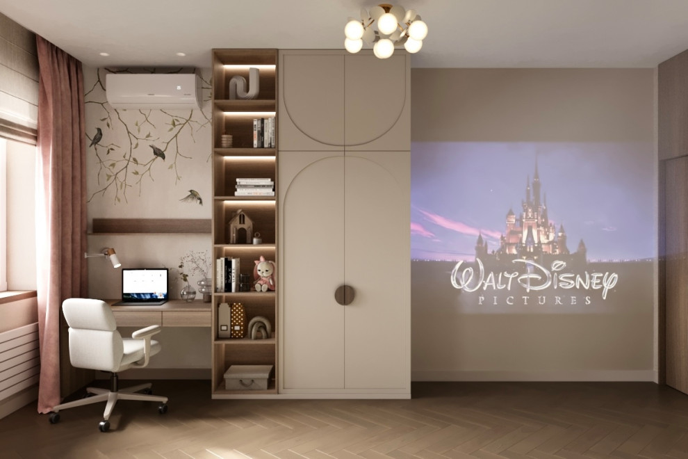 Детская комната ЖК Юлай (3D-визуализации)