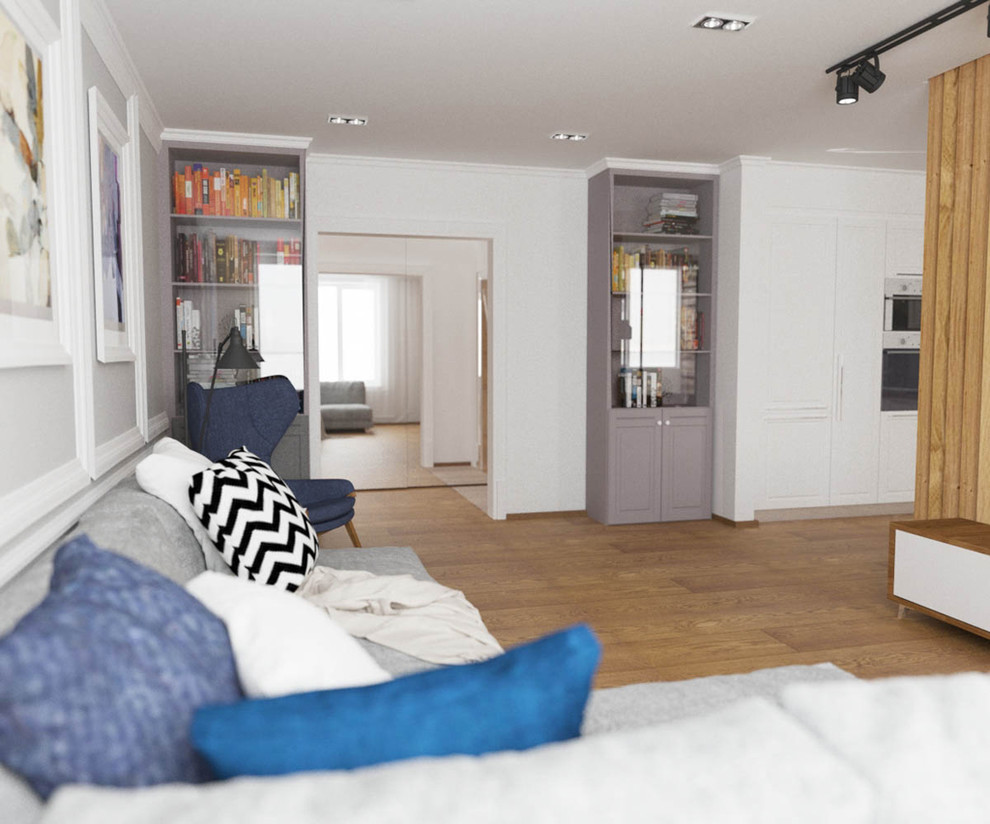 Скандинавский интерьер для молодой семьи