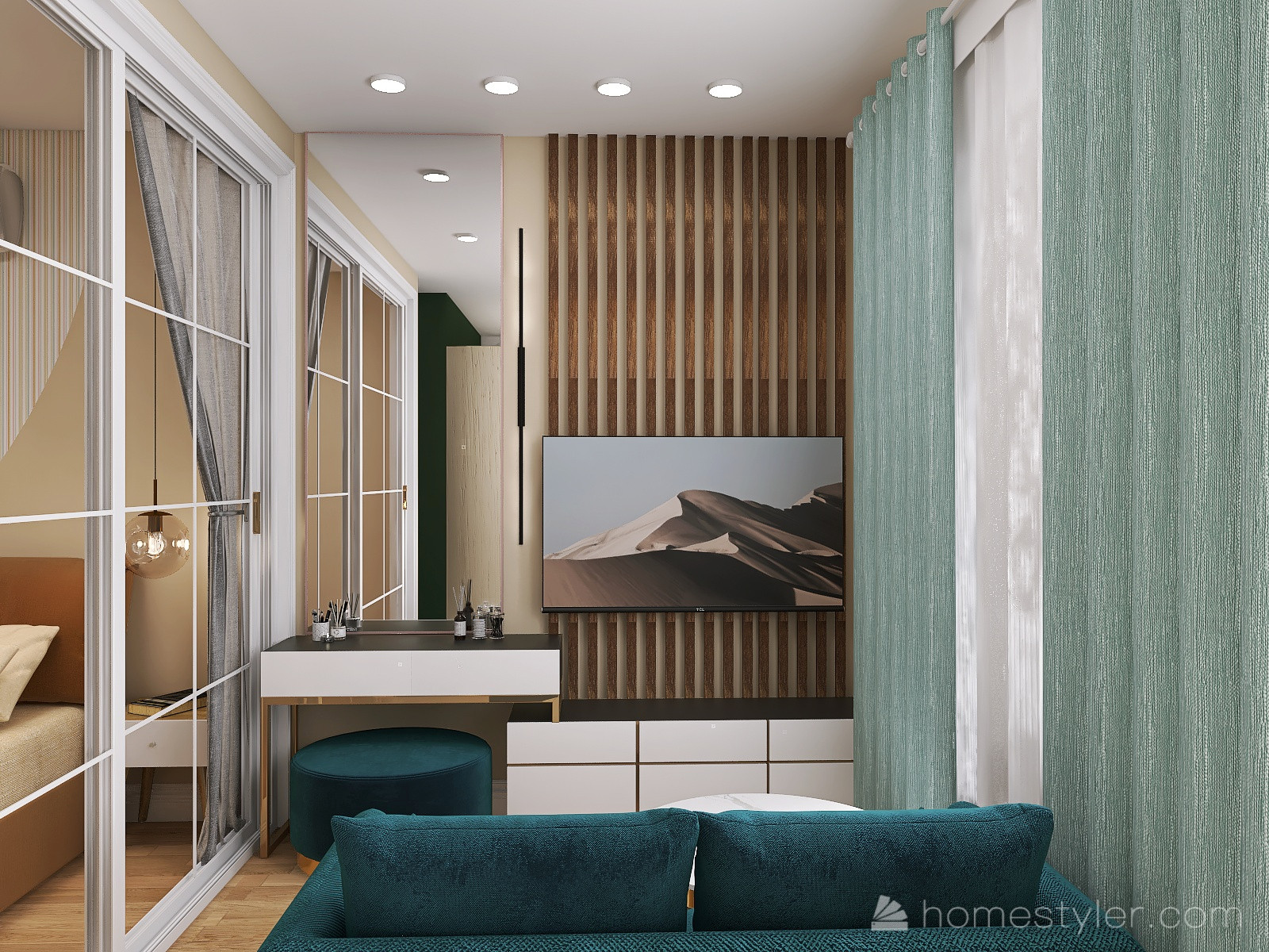 Квартира-студия для молодой пары