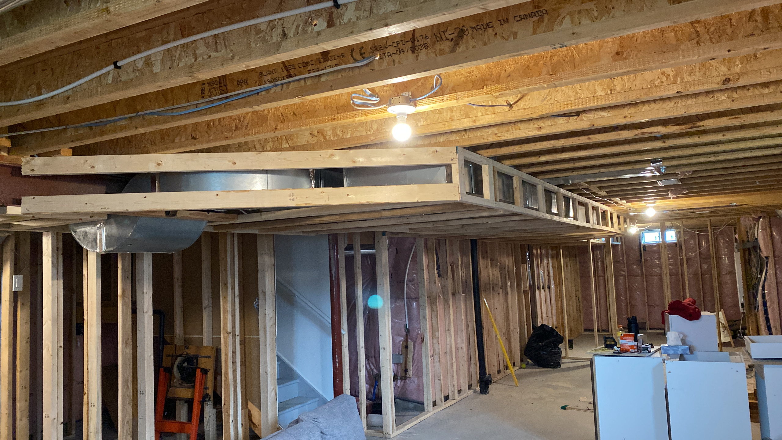 Ajax Basement Framing
