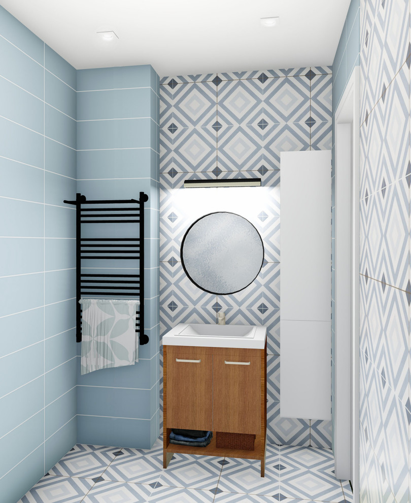 Квартира для семьи с двумя детьми в скандинавском стиле