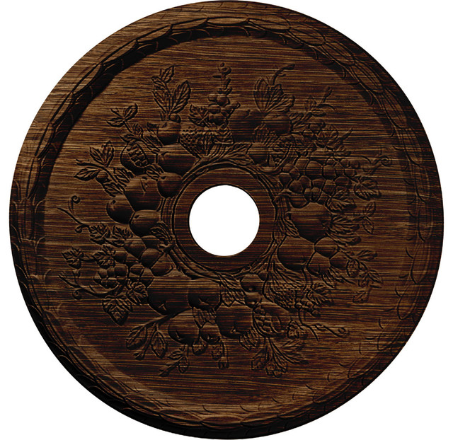 22 5/8"OD Grape Ceiling Medallion Farmhouse Ceiling Medallions by
