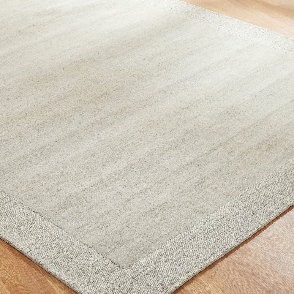 Spectra Hand-Tufted Chino Area Rug, Beige, 2'6"x10'