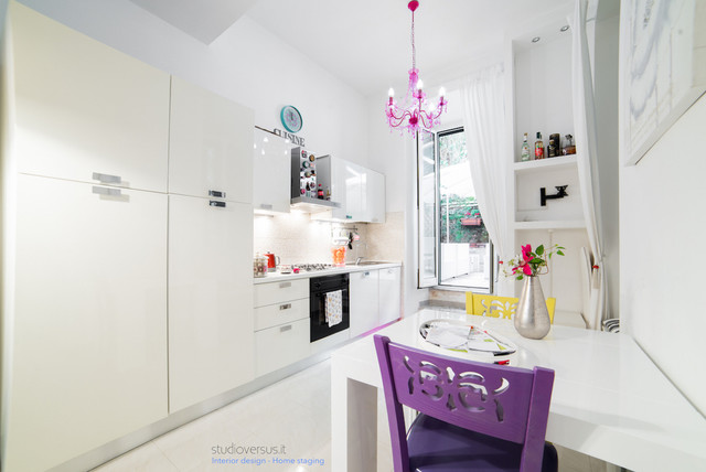 Un nido per due eclectic-kitchen