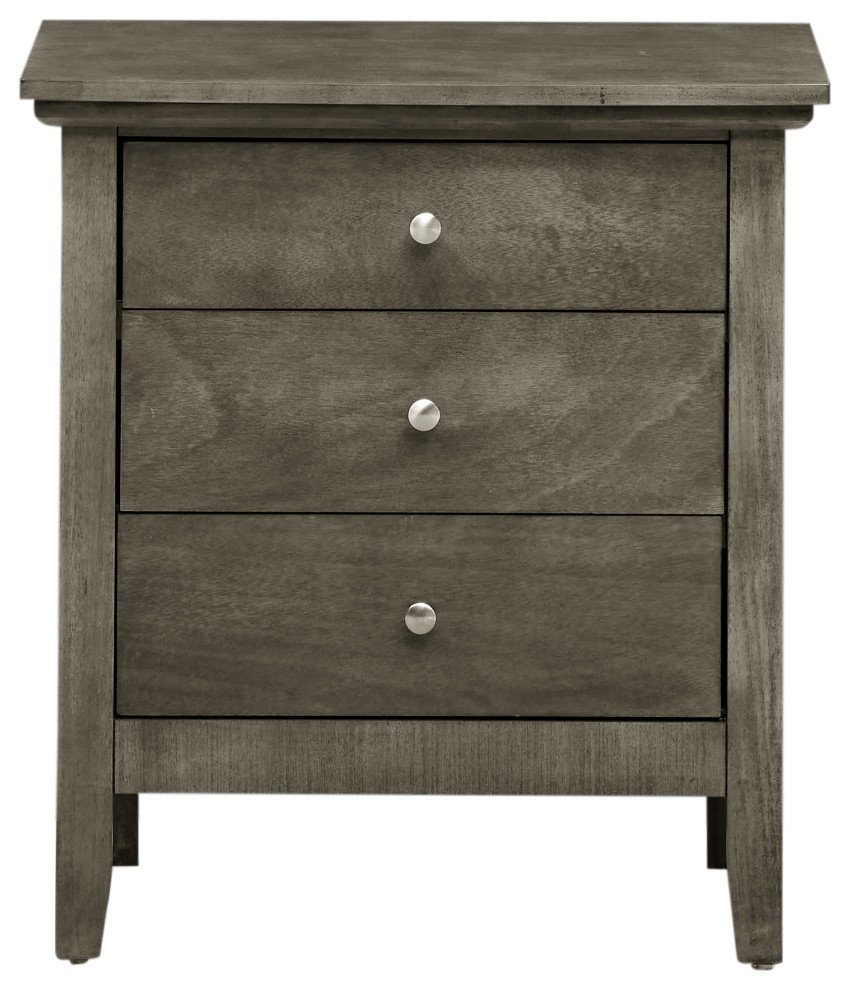 Hammond 3Drawer Nightstand (26 in. H x 24 in. W x 18 in. D