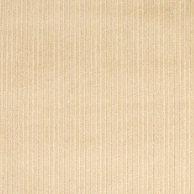 Tan Stripe Corduroy Velvet Upholstery Fabric By The Yard