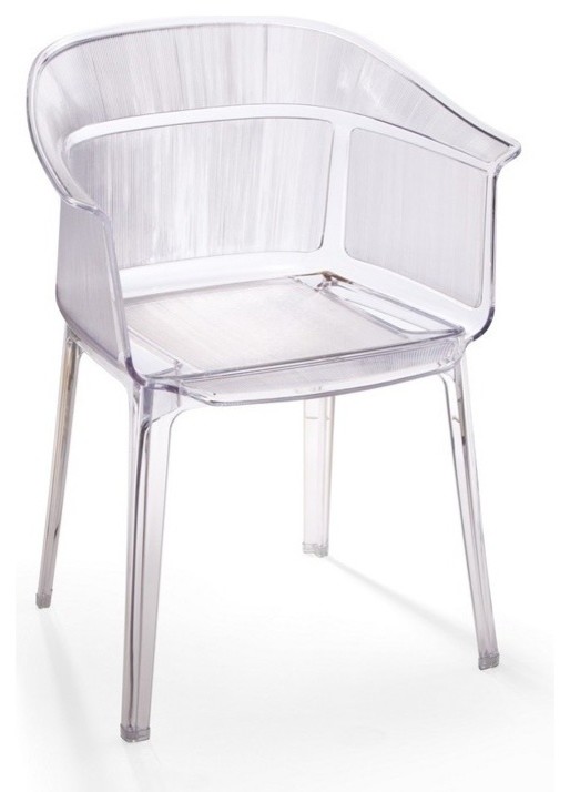 ZUO Modern - Allsorts Dining Chair in Transparent (Set of 4) - 106350