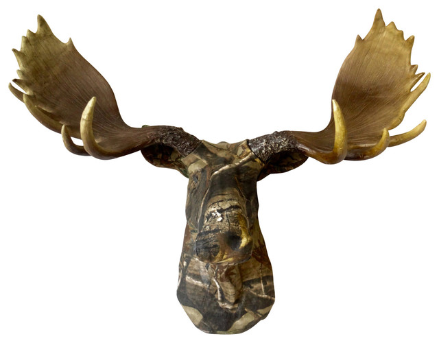 Faux Realtree Fabric Moose Wall Decor Camo - Moose Wall Decor Faux Realtree Fabric Moose Wall Decor Camo - Moose Wall Decor