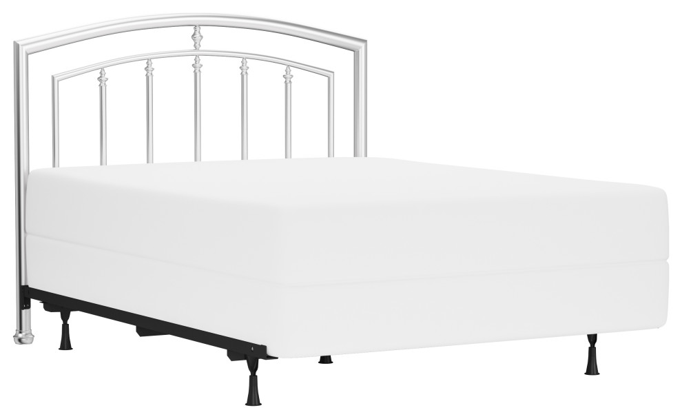 Hillsdale Claudia Full/Queen Metal Headboard and Frame, Full/Queen