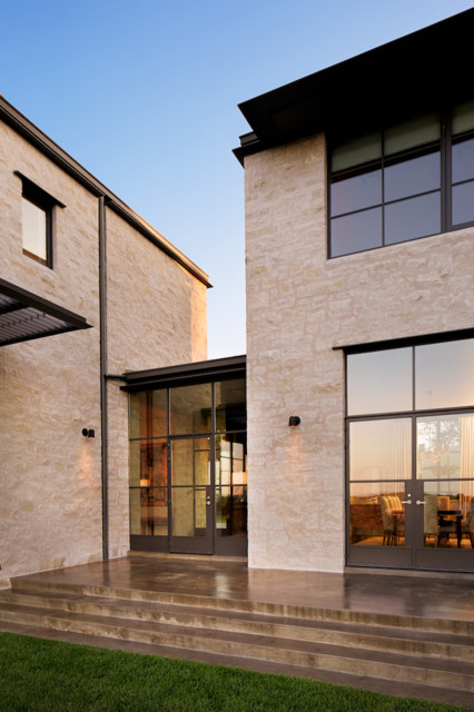 River View transitional-house-exterior