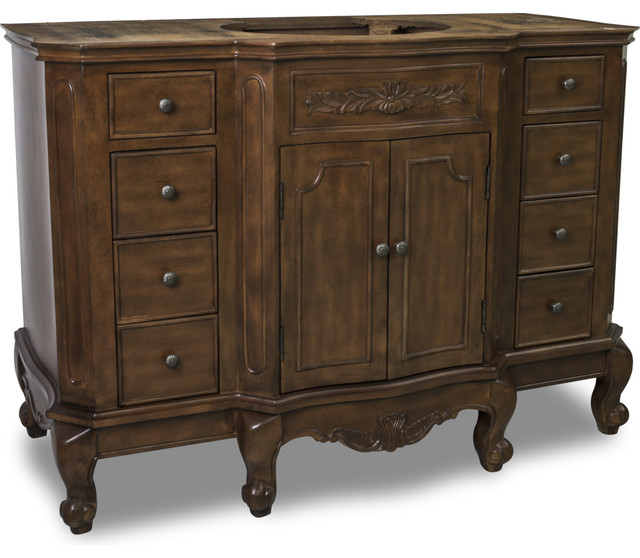 Clairemont Elements 48" Vanity Base, Painted Nutmeg - Victorian