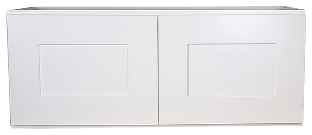 Brookings Unassembled Shaker Wall Kitchen Cabinet 30", White