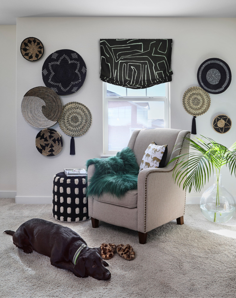 Transitional home design photo in Denver