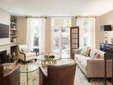 Transitional Living Room by Savvy Design Group