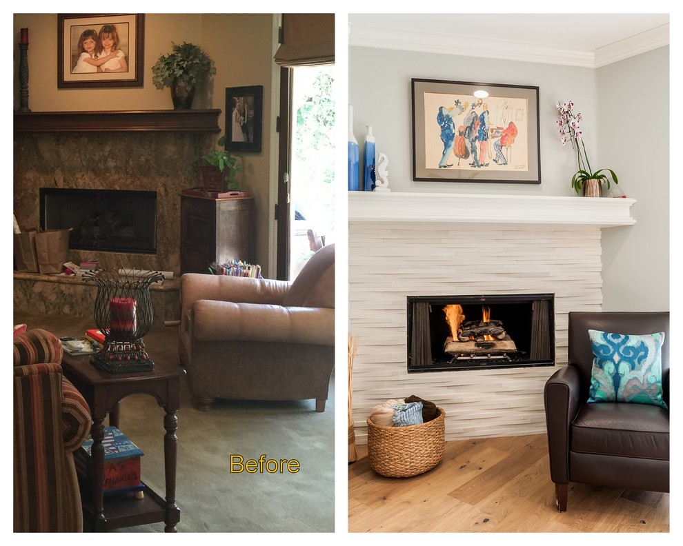 Inspiration for a large coastal home design remodel in Los Angeles