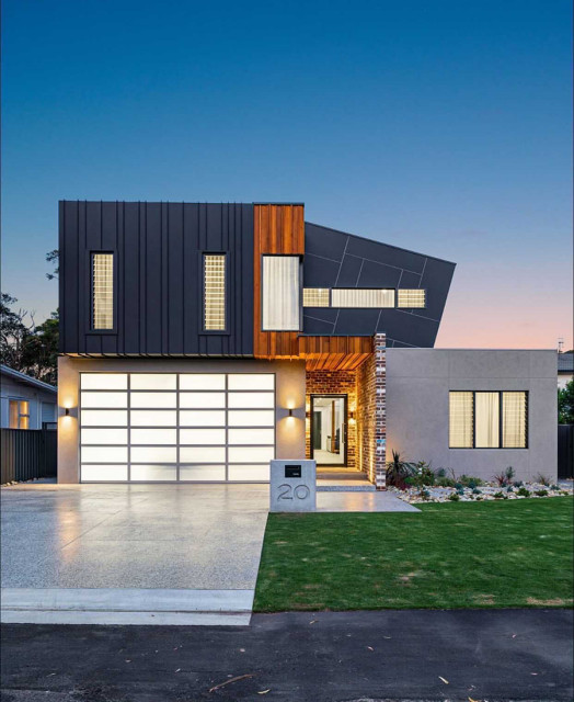 Clear Acrylic Garage Door Contemporary Garage Central Coast by