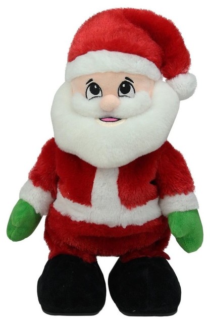 cuddly santa toy